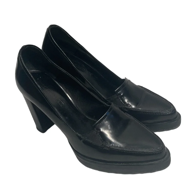 JIL SANDER/Heels/EU 37.5/Leather/BLK/---Comfortable Leather Pumps for Office and Everyday Wear