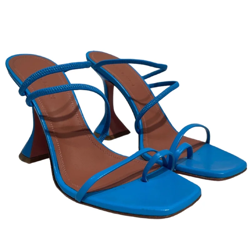 AMINMA MUADDI/Heels/UK 4.5/Leather/BLU/---Comfortable Leather Pumps for Office and Everyday Wear