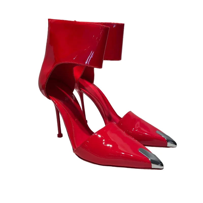 Alexander McQueen/Heels/US 9/Leather/RED/---Comfortable Leather Pumps for Office and Everyday Wear