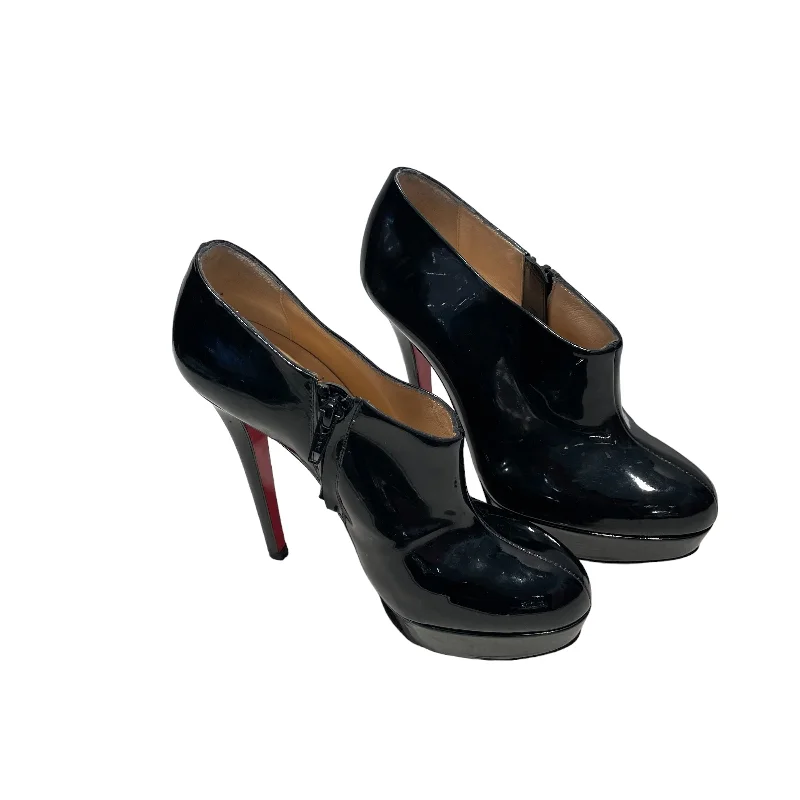 Christian Louboutin/Heels/EU 36.5/Leather/BLK/---Comfortable Leather Pumps for Office and Everyday Wear