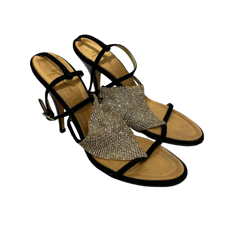 Versatile Heeled Sandals for Any Occasion---Giuseppe Zanotti/Heels/US 7.5/BLK/