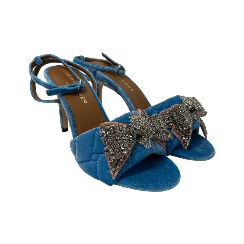 Versatile Heeled Sandals for Any Occasion---Kurt Geiger/Heels/EU 41/BLU/