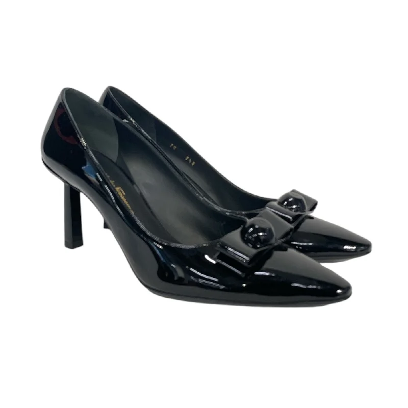 Versatile Heeled Sandals for Any Occasion---Salvatore Ferragamo/Heels/US 9/BLK/