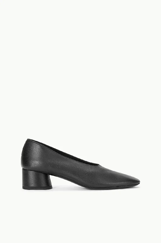 Stiletto Heel Pumps with Perfect Fit--ALBA PUMP | BLACK-Fashionable & Classic