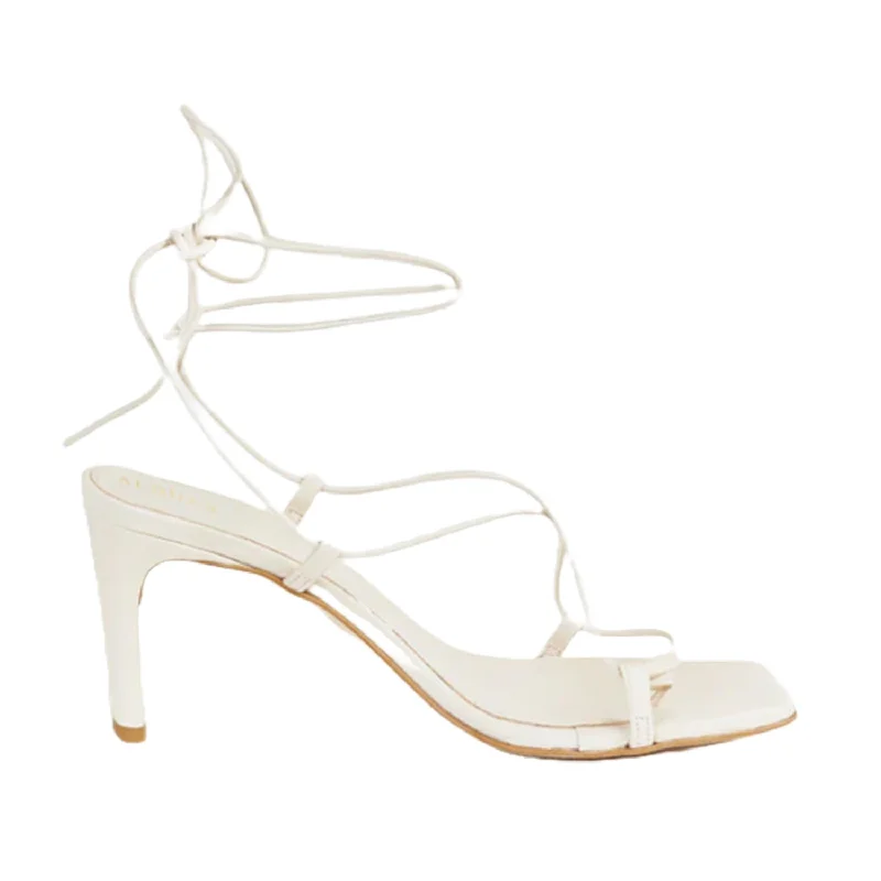 Alohas Women's Bellini in Ivory---Fashionable Kitten Heels for Date Night