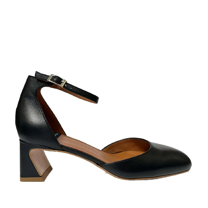 Angel Alarcon Women's Aimee in Black---Fashionable Kitten Heels for Date Night