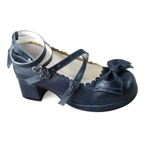 dark blue(hell back: 1.8 inches; heel front: 0.4 inches)