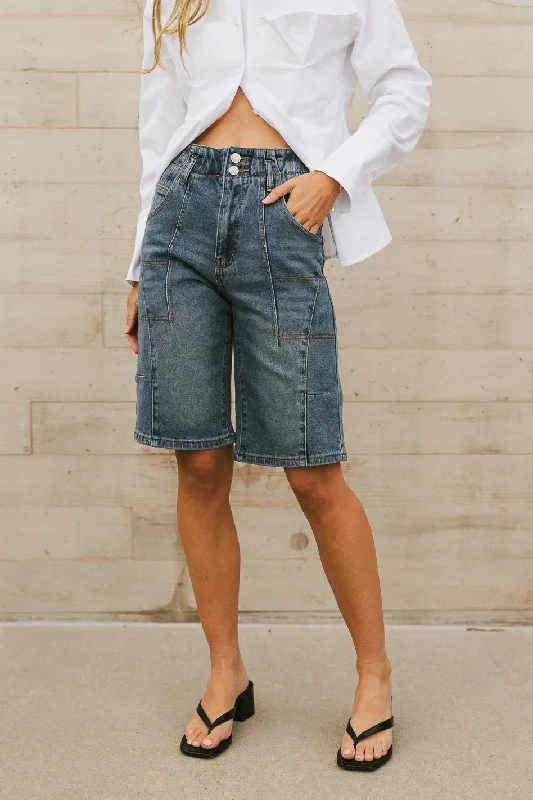 Women's denim shorts for various denim short fits :Ashtyn Denim Bermudas - FINAL SALE Women's denim shorts for various denim short fits :Ashtyn Denim Bermudas - FINAL SALE
