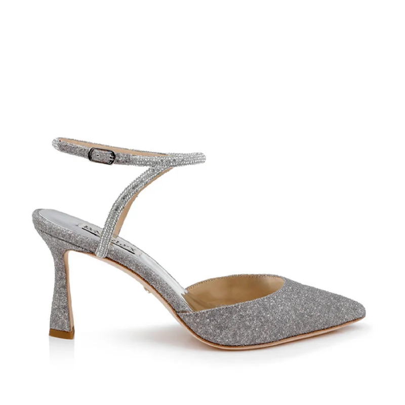 Versatile Heeled Sandals for Any Occasion---Badgley Mischka Women's Kamilah in Silver