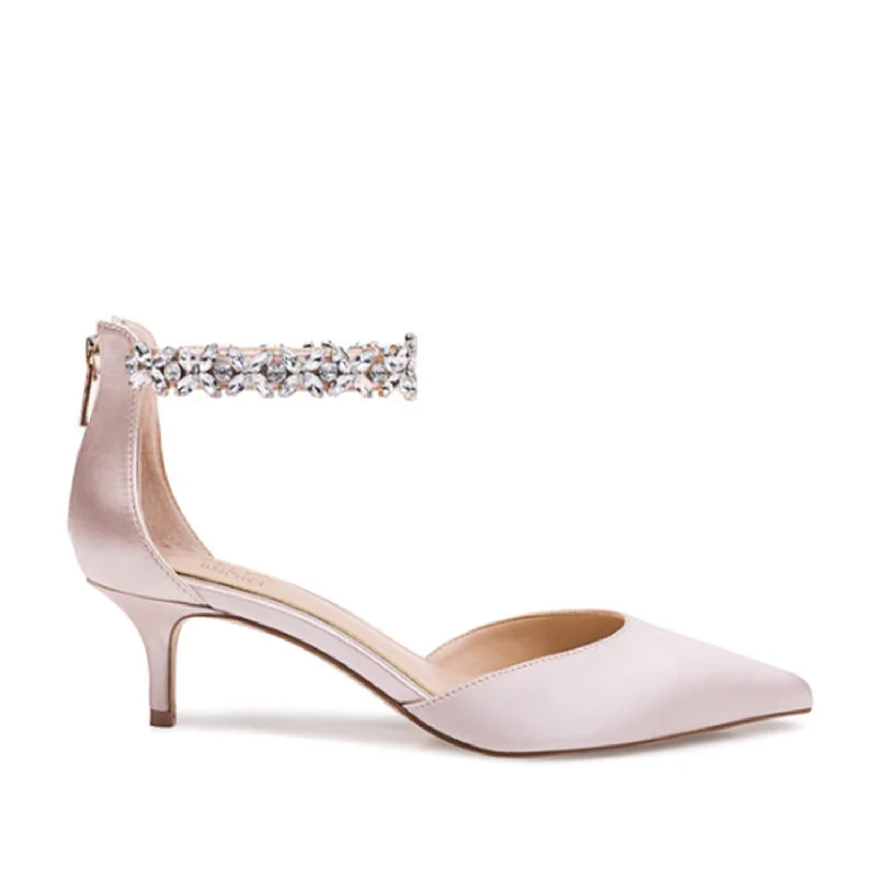 Badgley Mischka Women's Robles in Champagne---Fashionable Kitten Heels for Date Night