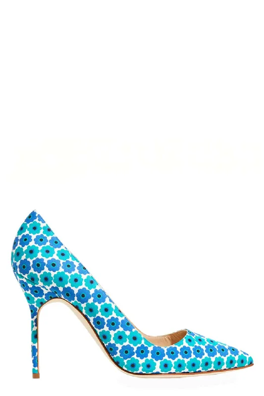 Versatile Heeled Sandals for Any Occasion---BB Pump - Blue