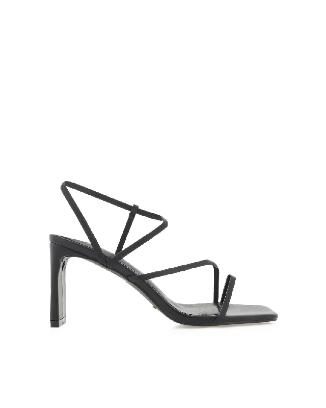 BETHEA - BLACK---Fashionable Kitten Heels for Date Night