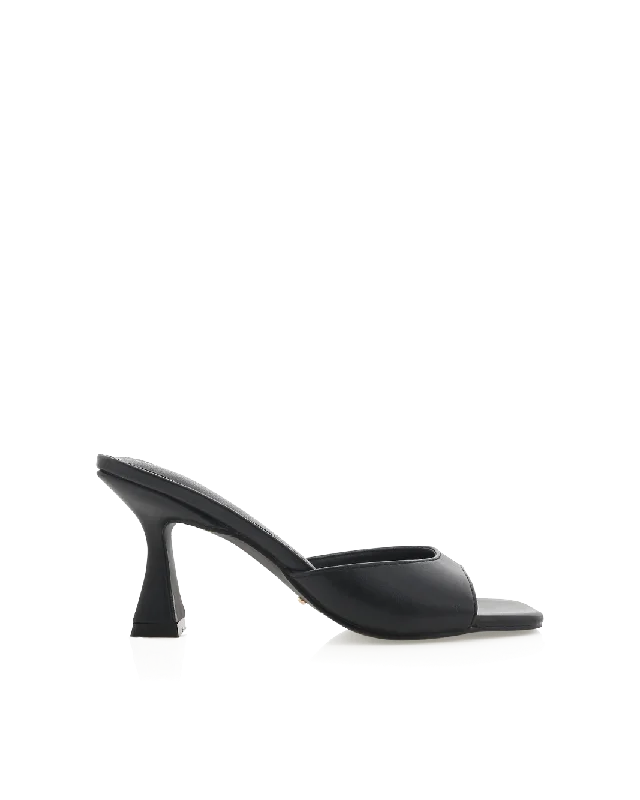 BINITA - BLACK---Fashionable Kitten Heels for Date Night