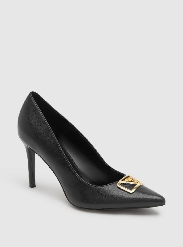 Stiletto Heel Pumps with Perfect Fit--Black Morrley Stiletto Heels-Fashionable & Classic