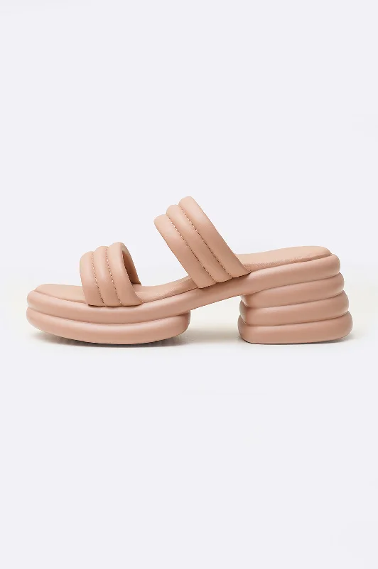 Versatile Heeled Sandals for Any Occasion---BLOCK BUBBLE HEELS