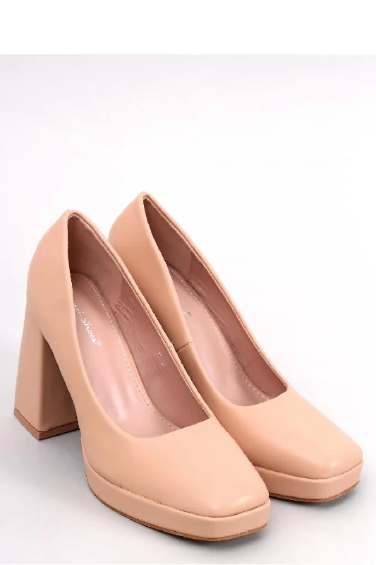 Trendy Chunky Heel Pumps for Casual Wear--Block heel pumps Inello