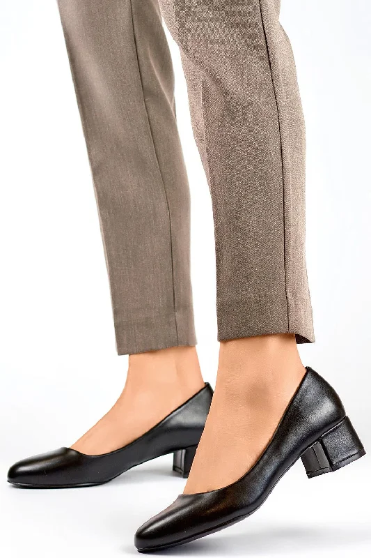 Trendy Chunky Heel Pumps for Casual Wear--Block heel pumps PRIMO