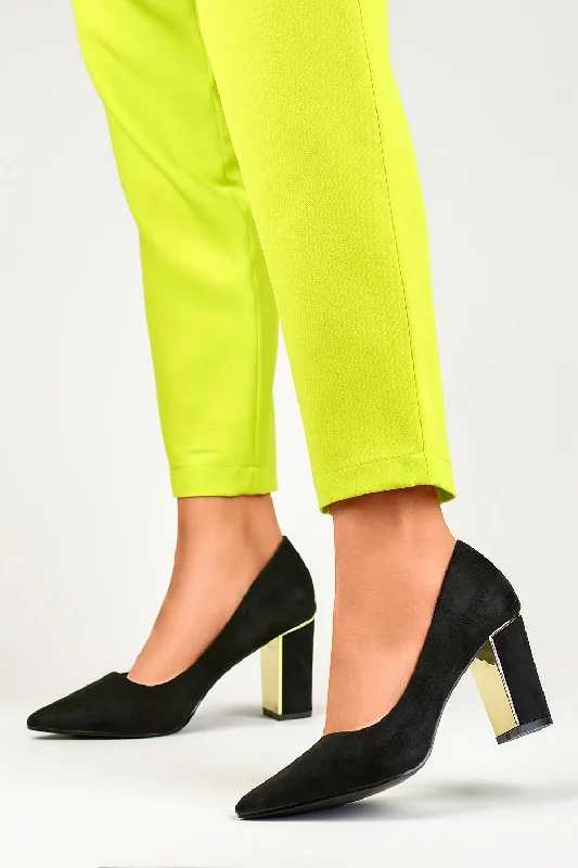 Trendy Chunky Heel Pumps for Casual Wear--Block heel pumps PRIMO