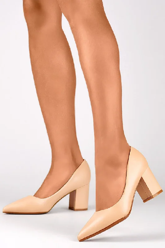 Trendy Chunky Heel Pumps for Casual Wear--Block heel pumps PRIMO