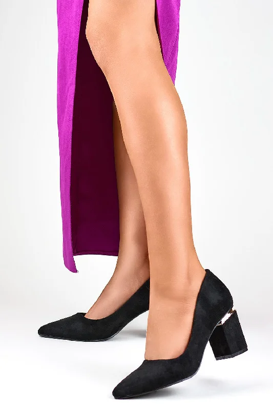 Trendy Chunky Heel Pumps for Casual Wear--Block heel pumps PRIMO