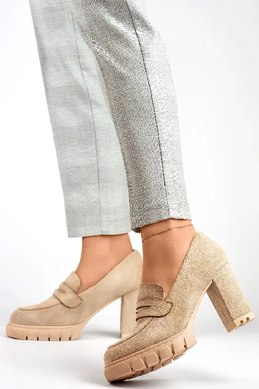 Trendy Chunky Heel Pumps for Casual Wear--Block heel pumps PRIMO