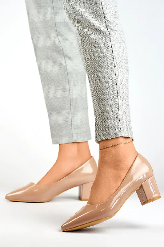 Trendy Chunky Heel Pumps for Casual Wear--Block heel pumps PRIMO