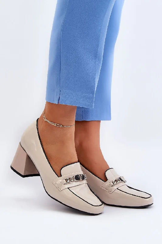 Trendy Chunky Heel Pumps for Casual Wear--Block heel pumps Step in style