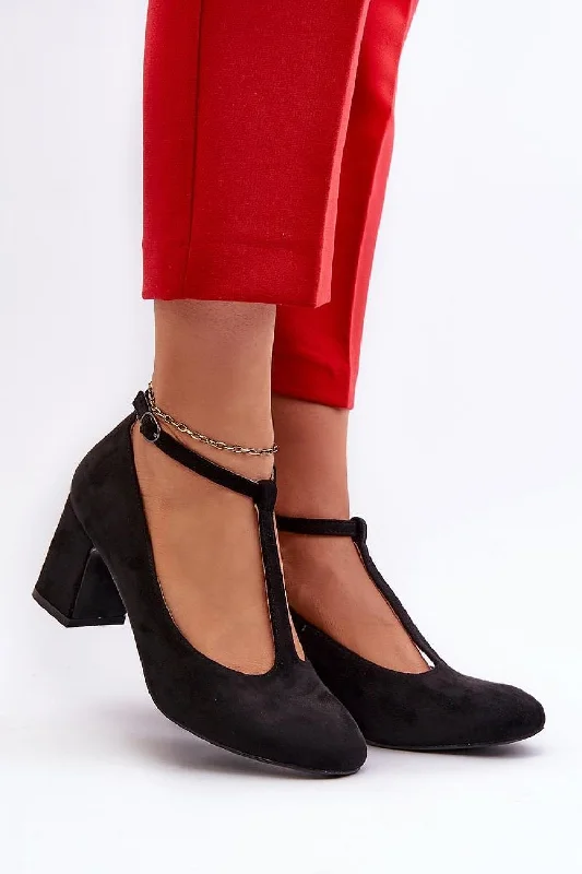 Trendy Chunky Heel Pumps for Casual Wear--Block heel pumps Step in style