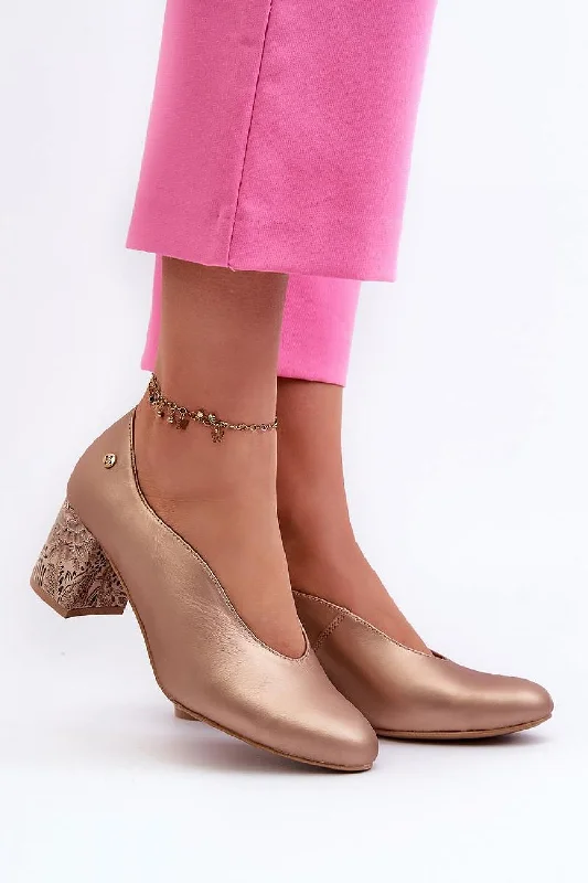 Trendy Chunky Heel Pumps for Casual Wear--Block heel pumps Step in style