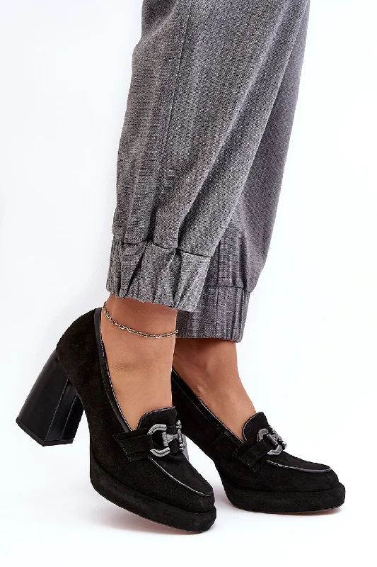 Trendy Chunky Heel Pumps for Casual Wear--Block heel pumps Step in style