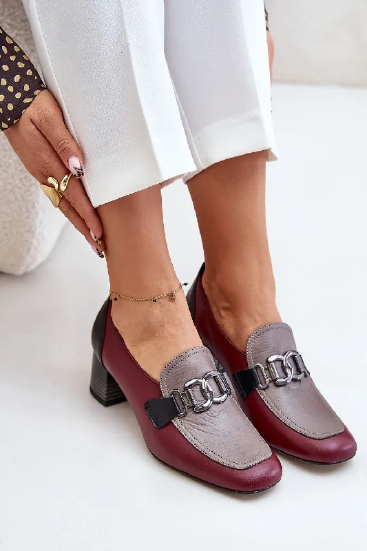 Trendy Chunky Heel Pumps for Casual Wear--Block heel pumps Step in style