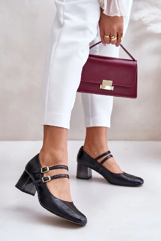 Trendy Chunky Heel Pumps for Casual Wear--Block heel pumps Step in style