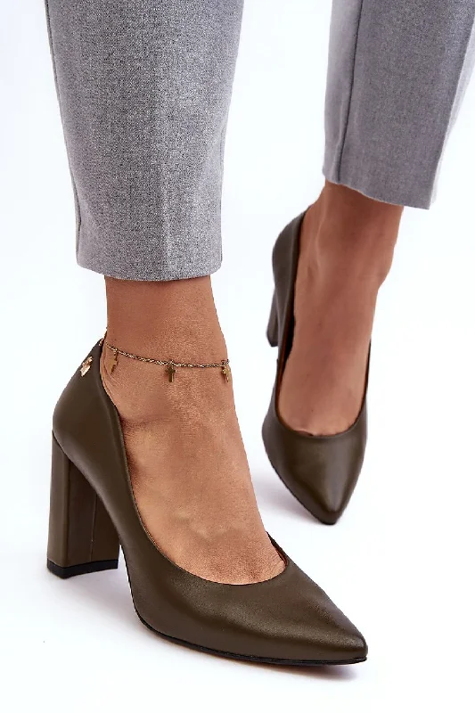 Trendy Chunky Heel Pumps for Casual Wear--Block heel pumps Step in style