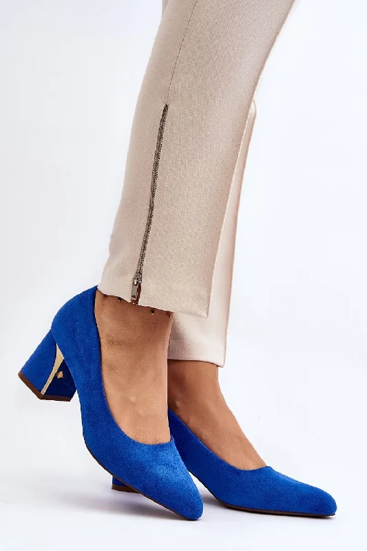 Trendy Chunky Heel Pumps for Casual Wear--Block heel pumps Step in style