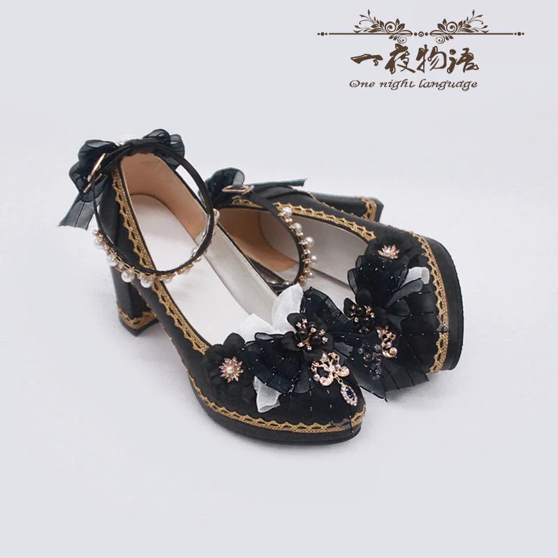 black (size 35-41: 8cm heel; size 42-44: 6cm heel)