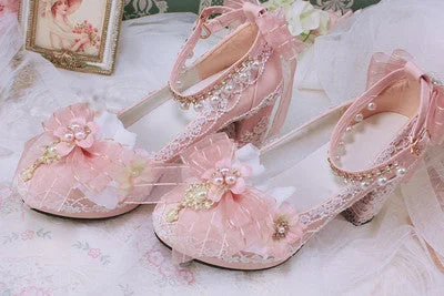 pink (size 35-41: 8cm heel; size 42-44: 6cm heel)