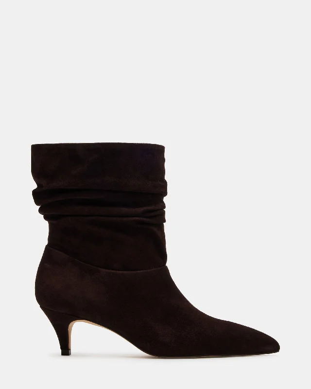 Affordable Suede Ankle Pumps for All-Day Wear--BRINWOOD BROWN SUEDE