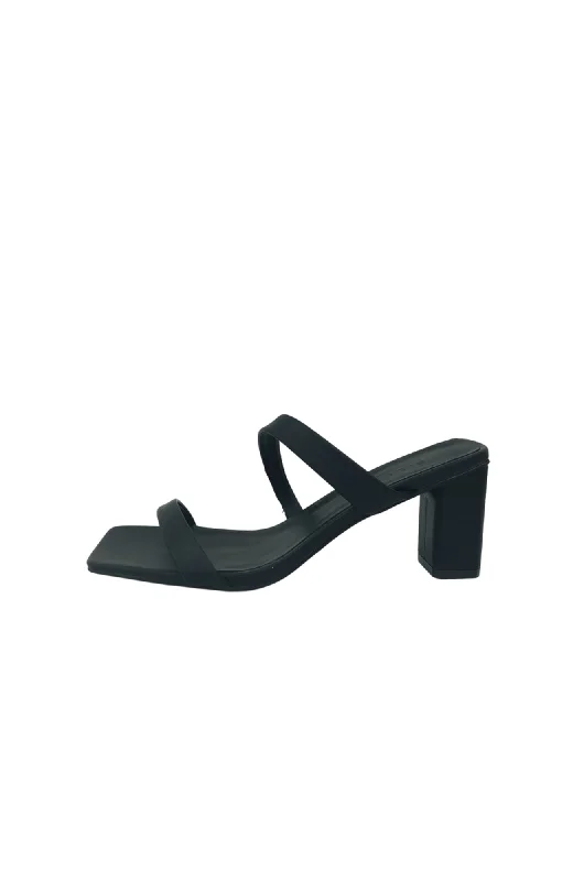 Versatile Heeled Sandals for Any Occasion---Calissa Heel Black