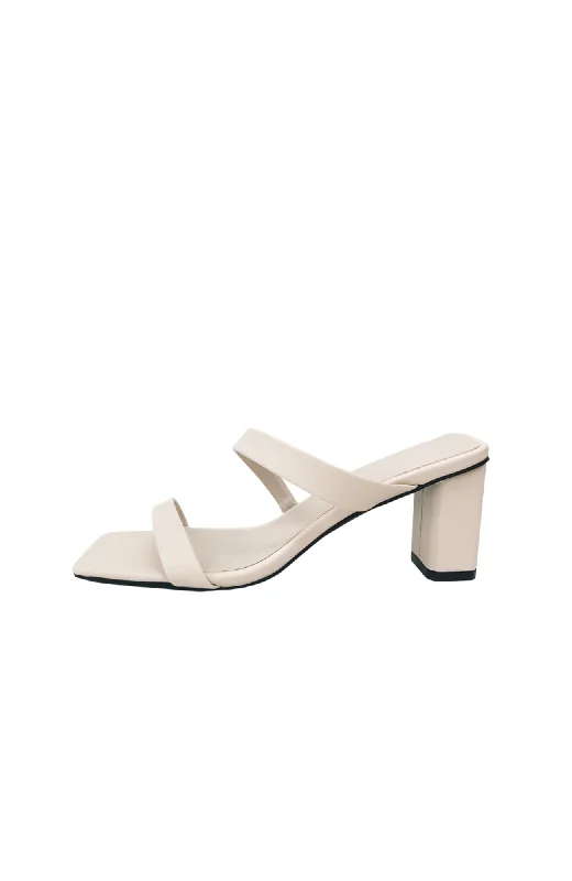 Versatile Heeled Sandals for Any Occasion---Calissa Heel Bone