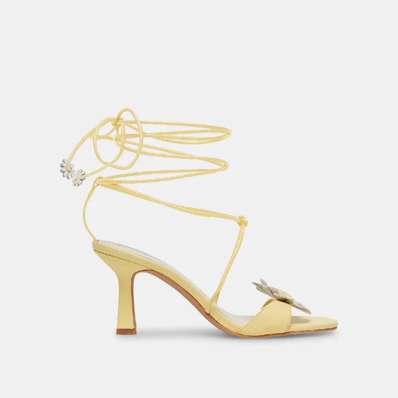 Stiletto Heel Pumps with Perfect Fit--DAIZY HEELS YELLOW STELLA-Fashionable & Classic