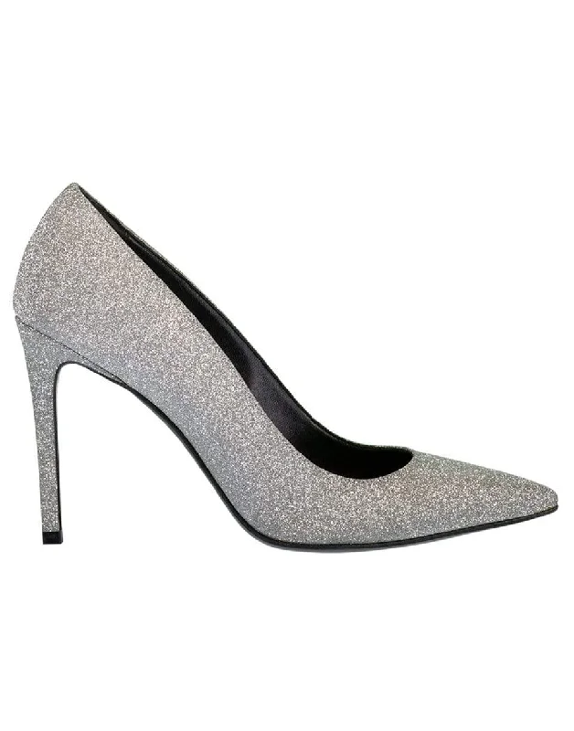 Versatile Heeled Sandals for Any Occasion---Daphne Metallic Pointy Toe Pump