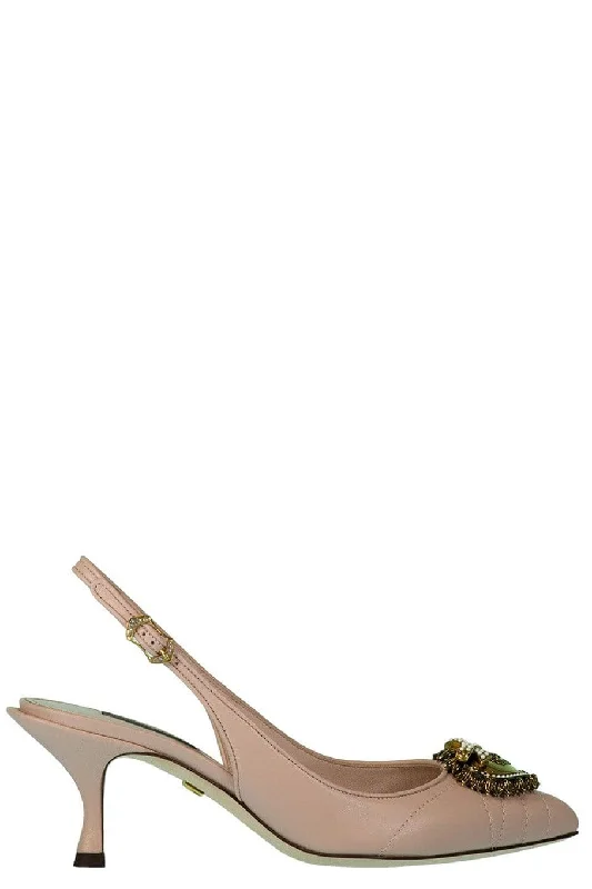 Versatile Heeled Sandals for Any Occasion---Devotion Slingback Pump