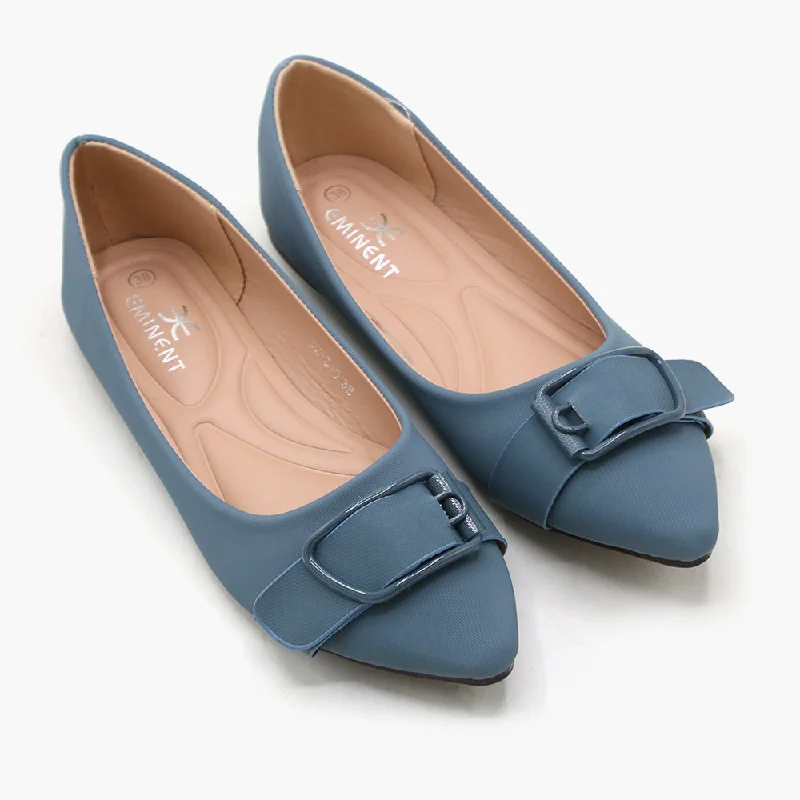 Versatile Heeled Sandals for Any Occasion---Eminent Women's Pumps - Blue