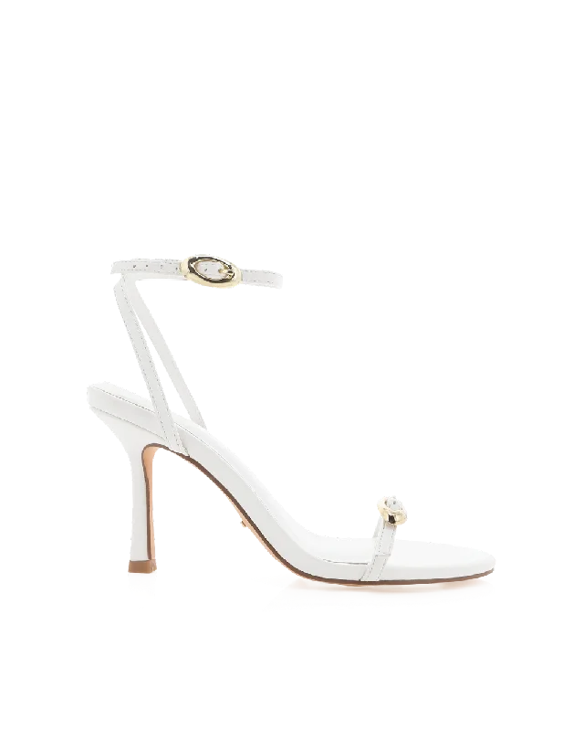 FOX - WHITE---Fashionable Kitten Heels for Date Night