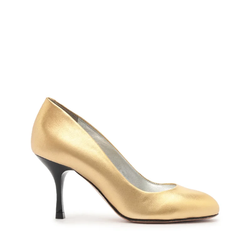 Giordana Leather Pump---Comfortable Leather Pumps for Office and Everyday Wear