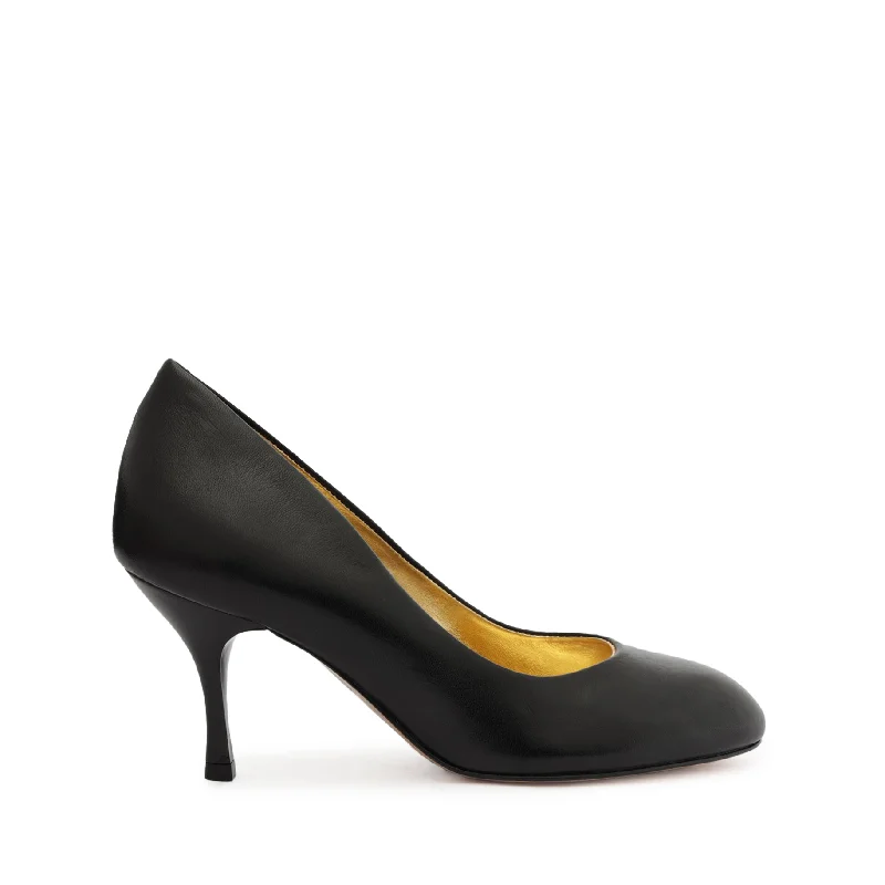 Giordana Leather Pump---Comfortable Leather Pumps for Office and Everyday Wear