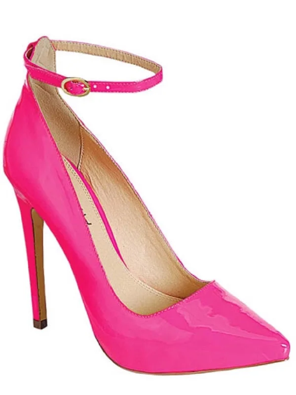 Sleek and Shiny Patent Pump Heels for a Polished Look--Doris, Patent leather pointy heels