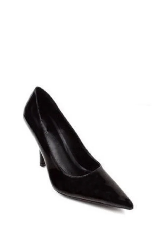 Cosmo, Pointy Leather Heels---Comfortable Leather Pumps for Office and Everyday Wear