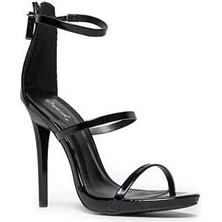 Gladly, shine black heels---Fashionable Kitten Heels for Date Night