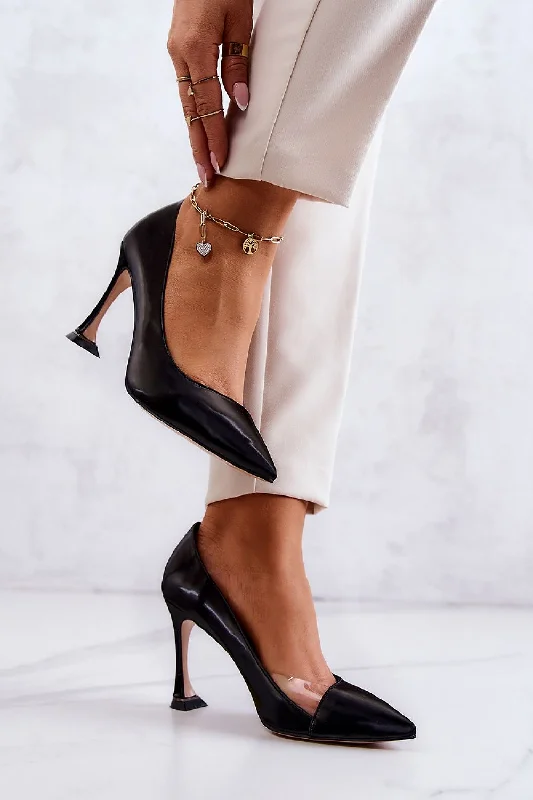 Trendy Chunky Heel Pumps for Casual Wear--High heels Step in style